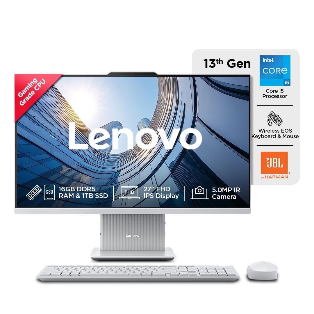 Lenovo IdeaCentre AIO i5 13th Gen Desktop | 16GB RAM | 1TB SSD